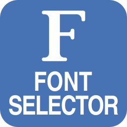 Add-on Font Selector