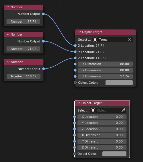 Object Target Node