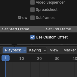 Add-on Custom Frame Offset