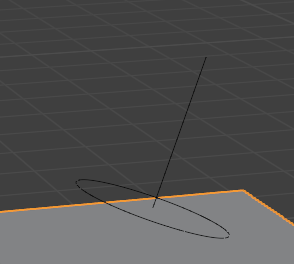 Circle with moved baseline