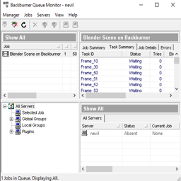 Add-on BsMax Backburner