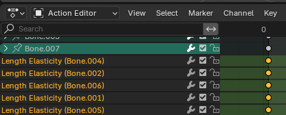 keyframed parameters