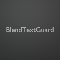 Add-on BlendTextGuard