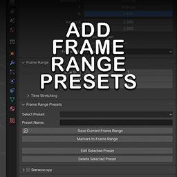 Add-on Add Frame Range Presets