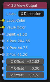 3D View Output Node