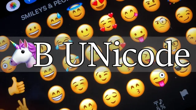 B Unicode