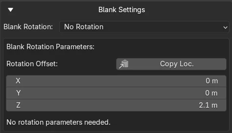 Blank Position