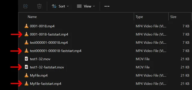Here's what the output looks like (testing different autonames):