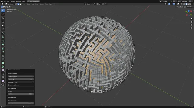 Maze any Mesh