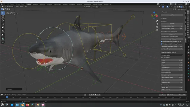 Rigged Fish Models