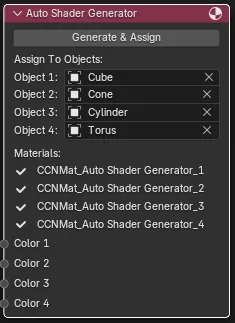 Auto Shader Generator Node