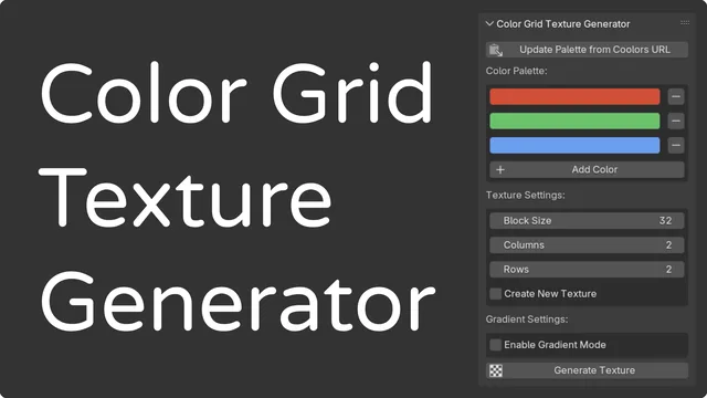 Color Grid Texture Generator