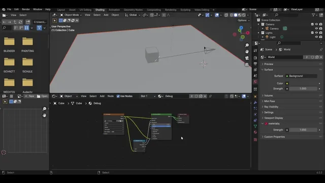 A showcase of the addon. You can see the node editor background jump a little bit when I save the file - the placements of the nodes stay the same though.