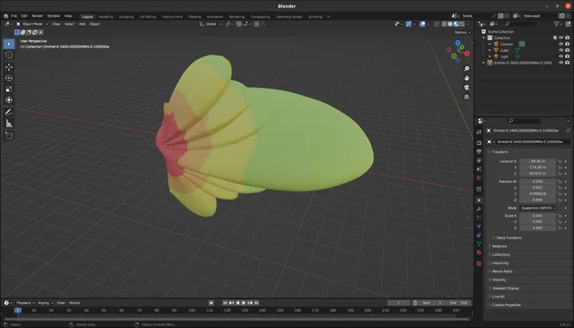 3D antenna pattern