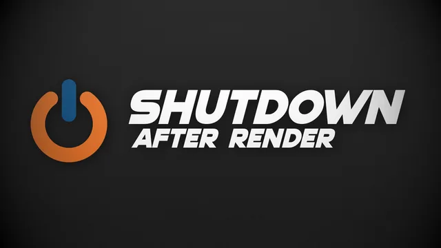 Shutdown after render