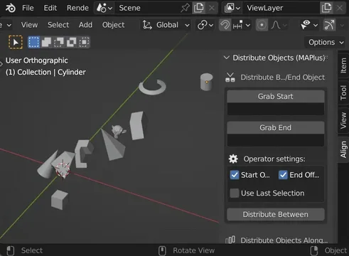 Distribute Objects example