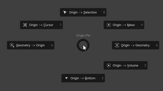 Set Origin (Ctrl + Alt + X)