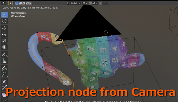 ProjectionNode from Camera