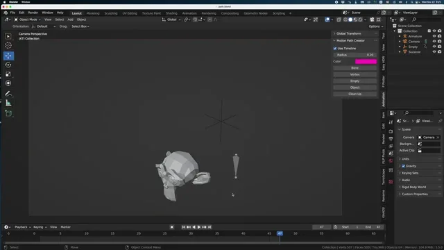 Generate motion path for bones, empties, vertices and objects.