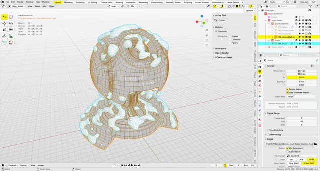 Layout 01 - Face Orientation On