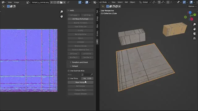 Quickly map selected uvs to predefined regions of a texture.