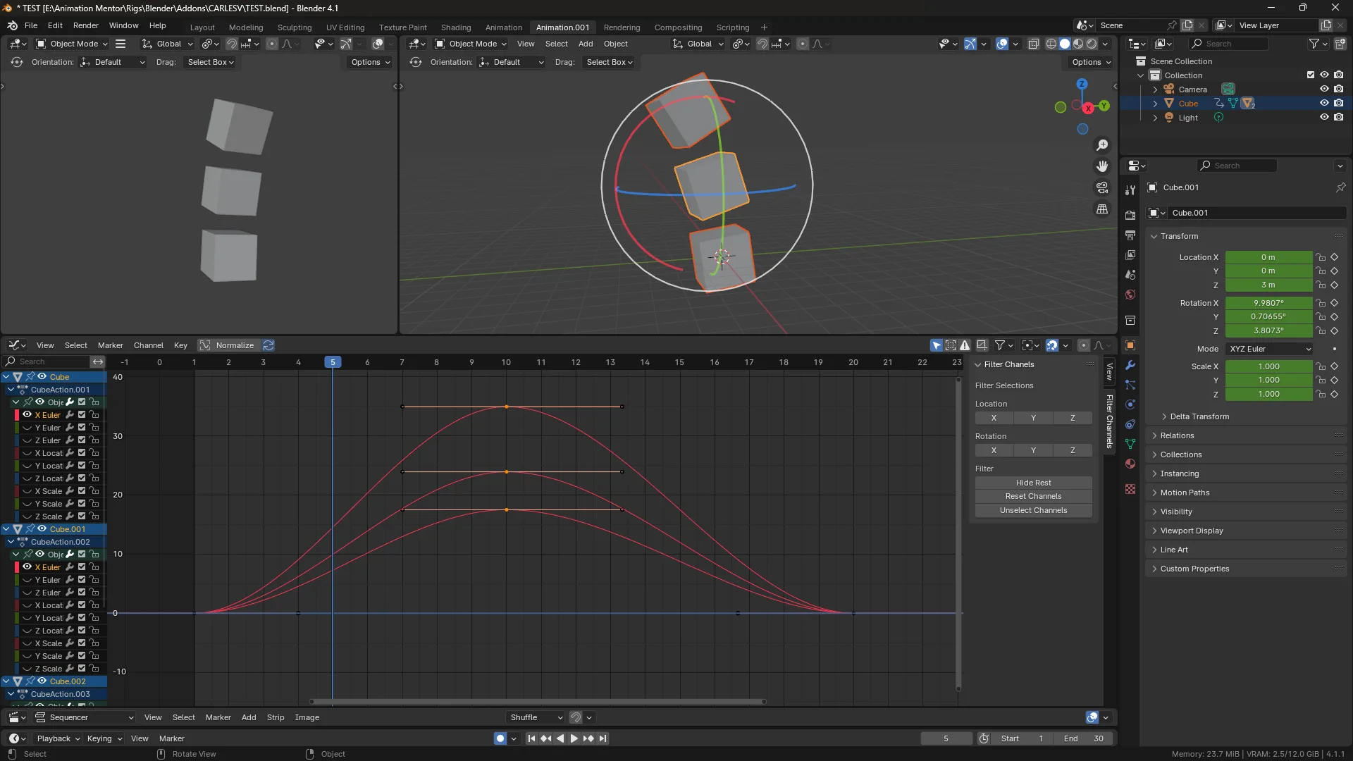 Filter Channels — Blender Extensions