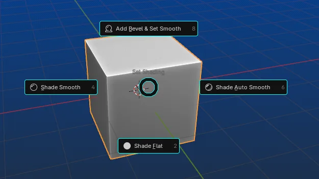 Set Shading pie