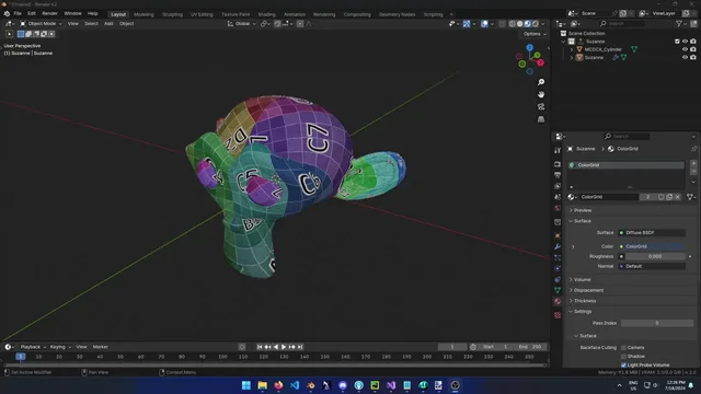 Demonstrating the process of exporting an ASE out of Blender and importing it into Unreal 2.