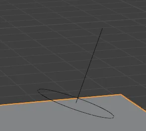 Circle with moved baseline