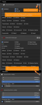 Sync ViewLayer pass / Resolution