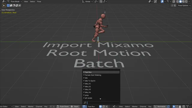 Import Mixamo - Root Motion