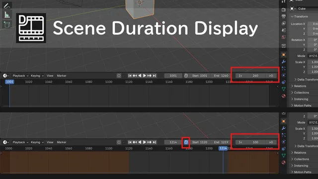 Scene Duration Display