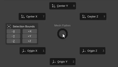 Mesh Flatten (Alt + X)