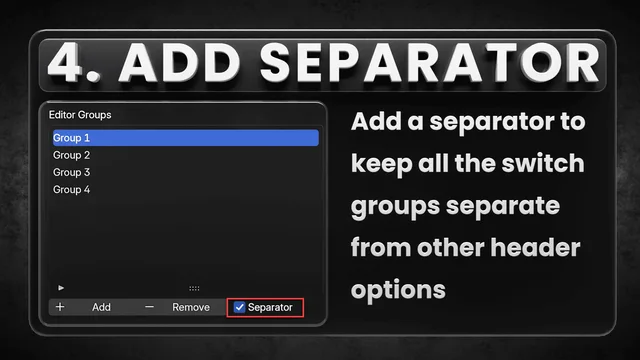 separator toggle