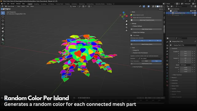 Random color per island