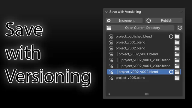 Save with Versioning