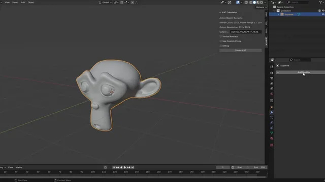 Twist-Monkey Demo: Quick demonstration of an animated twist modifier being encoded and utilized in Unity with openVAT-unity toolset